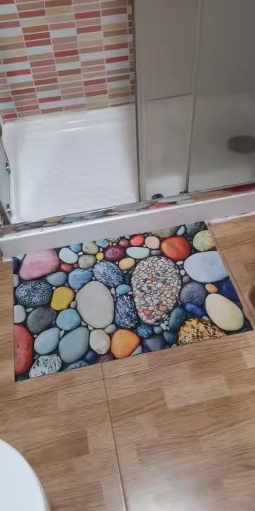 Diatomaceous Earth Stone Design Bathroom Non-Slip Fast Drying Soft Floor Mat