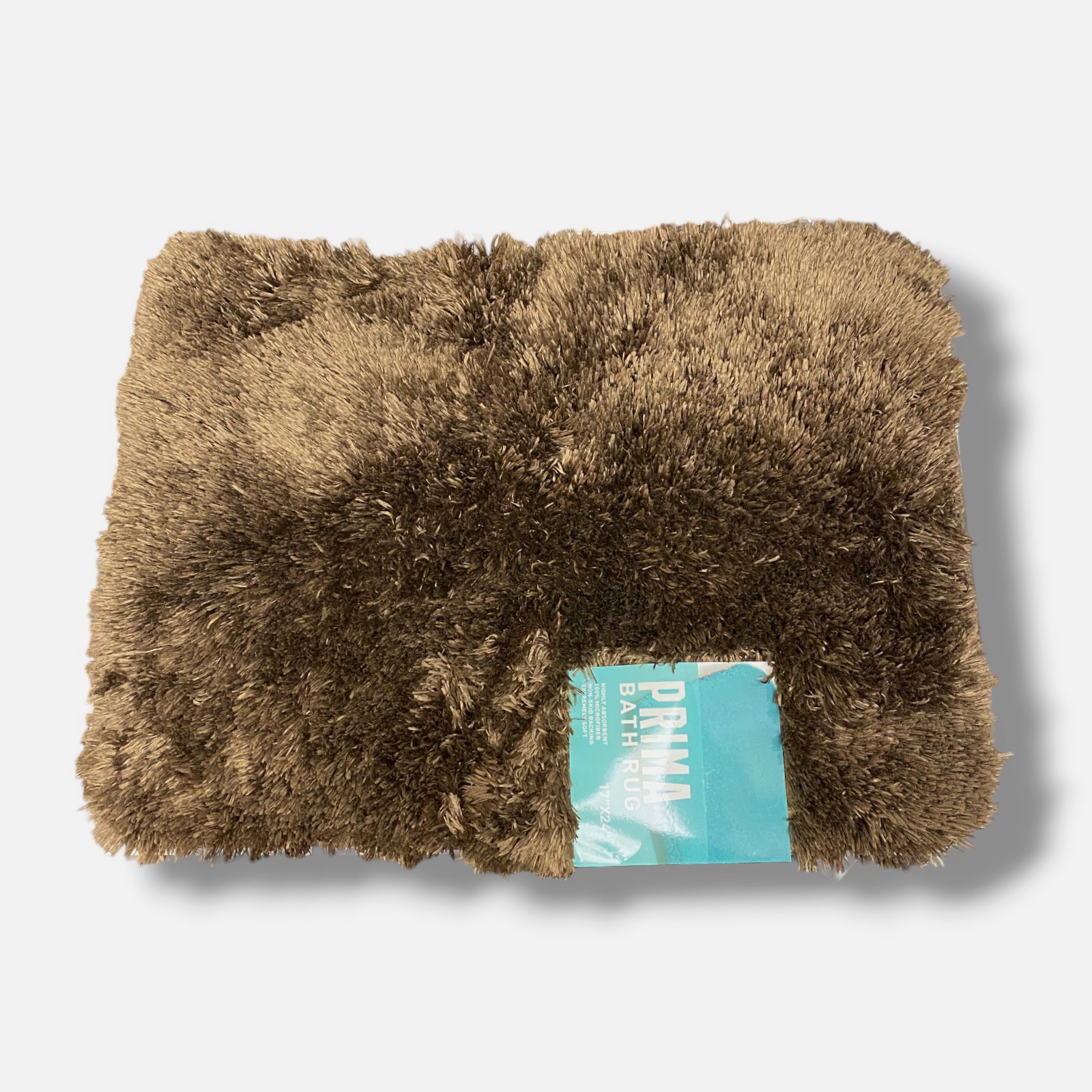 Popular Bath Brown Mocha Super Soft St. Lucia Bath Rug, 17 x 24