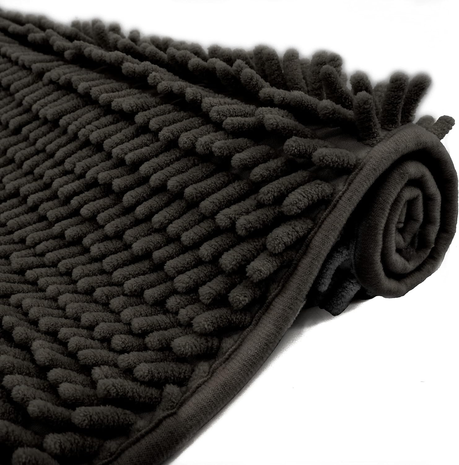 Chenille Bath Mat Non-Slip Microfiber Floor Mat Baby Bath Mat for Kids Ultra Sof